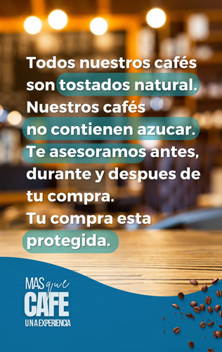 Café Puro Tostado Sin Azucar En Grano 1 Kg 4 Variedades