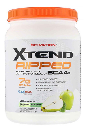 Aminoacidos Scivation Xtend Bcaa Ripped 30 Servicios