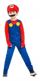 Disfraz Super Mario Niño Regalo Halloween Navidad Cumpleaños