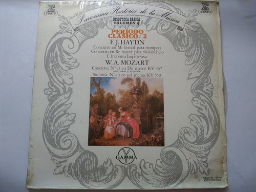 Lp Panorama Histórico De La Música Periodo Clásico 2 Mozart