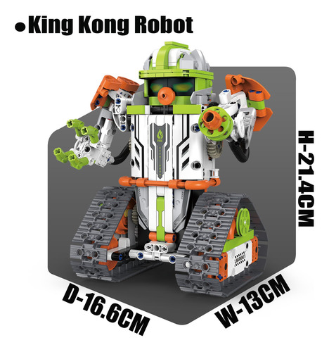 Juego De Construcción 5 En 1, Dinosaurios Y Robots