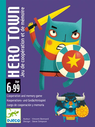 Djeco Juego De Cartas Cooperación  Memoria Hero Town Dj05143