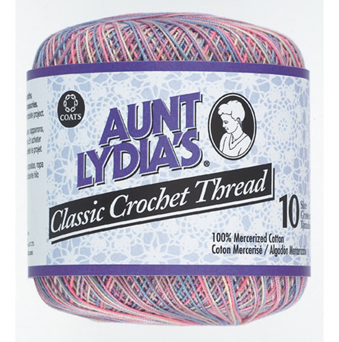 Tia Classic  Lydia Crochet Hilo Tamaño 10-pastels