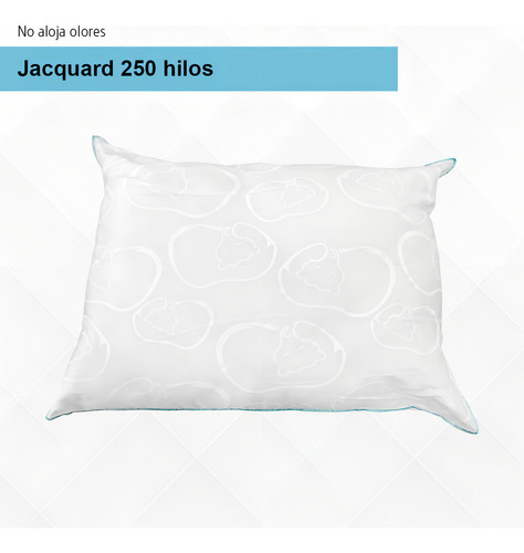 Almohada Spring Air Osos 48x63.5x15 Cm Hipoalergénica Blanco