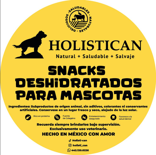 100 Pz De Patitas De Pollo Deshidratas Para Mascota
