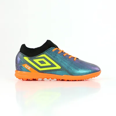 Chuteira Umbro Society Ux Jr Treino Confortável Verde Verde 35 Br