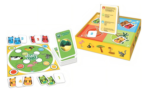 Desafìo Quiz Animales Y Naturaleza (juego De Mesa) Educa