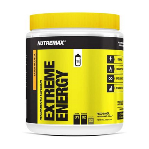 Extreme Energy Nutremax Bebida Energizante Hidratacion 560g