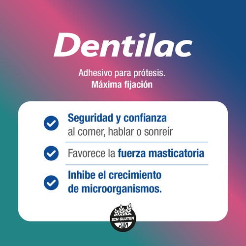 Bernabó Dentilac Crema Adhesiva Para Prótesis Sin Sabor 40g