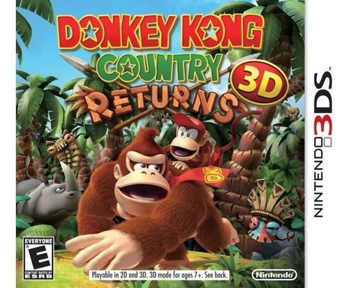 Donkey Kong Country Returns 3ds Nuevo Sellado