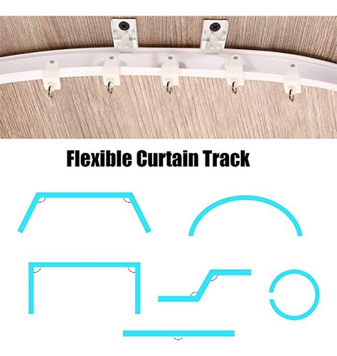 Riel Para Cortina De Techo Riel De Techo Soporte 5mts