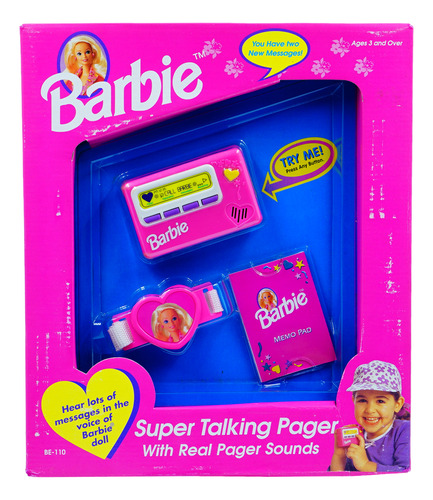 Barbie Super Talking Pager Sounds 1996 Edition