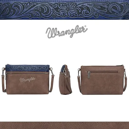 Wrangler Clutch Muñequera Monedero Western Crossbody Bolsas