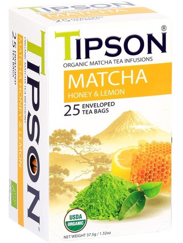 Tipson Té Matcha Variedades 25 Bolsitas / Qué Té Quieres