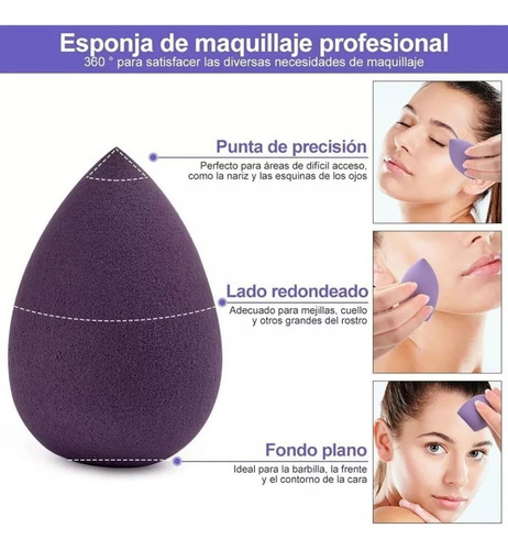 Cuidado Facial Esponjas Maquillaje Base Aplicador Maquillaje