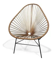 Comprar Silla - Sillón Acapulco De Hierro Macizo - Simil Yute Marrón