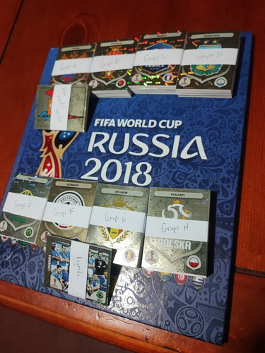 Álbum Tapa Dura Fifa World Cup Russia 2018 Completo A Pegar