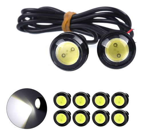 Movflax Luz Led Ojo Aguila In Drl Circulacion Diurna Marcha