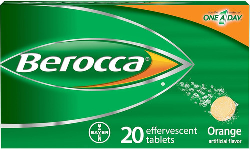 Berocca Flavor Effervescent Vitamin Mineral Supplement