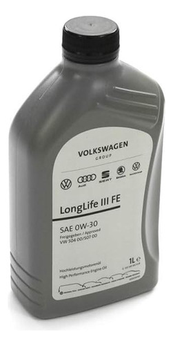 Lubricante De Alto Rendimiento Volkswagen 0w-30 Longlife Iii
