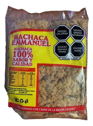 Carne Seca Machaca De Res De Sonora 100% Carne De Res 1kg
