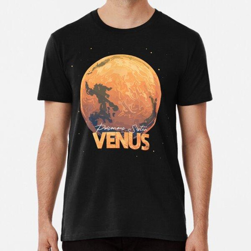 Remera Logotipo Del Planeta Venus, Arte De Exploración Espac