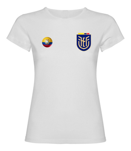 Polera De Mujer Selección Ecuador De Fútbol 