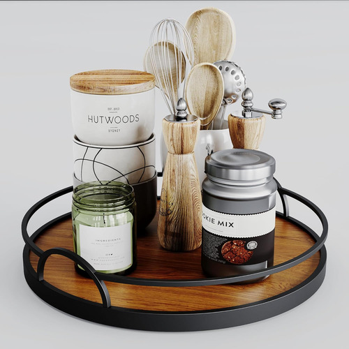 Organizador Lazy Susan - Lazy Susan De Madera De 10'' Para M