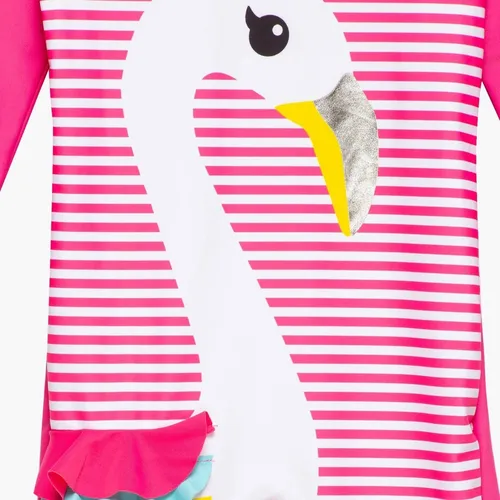Conjunto De Traje De Baño De Una Pieza Con Gorro Para Bebes