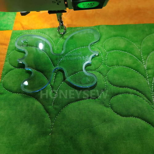 Honeysew Plantilla Regla Costura Para Mayoria Maquina Coser