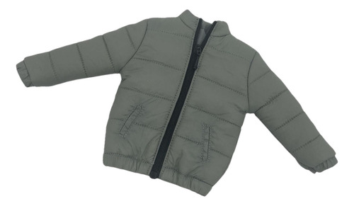 Traje De Chaqueta De Plumón De Muñeca A Escala 1/6 Gris