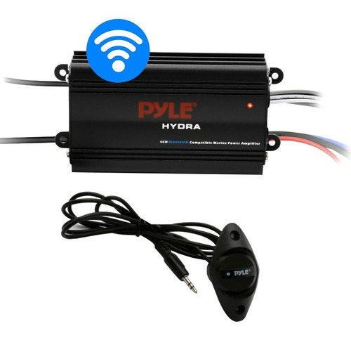 Pyle Amplificador Marino Bluetooth 4 Canales 200 Watts