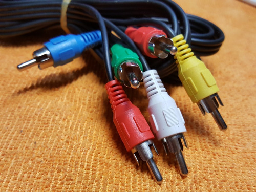 Cable S- Video 10 Pines Con 6 Entradas Rca 6 Colores (Usado)