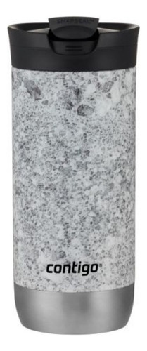 Mug Huron Couture Specked Slate Contigo® Térmico 473 Ml Color Gris
