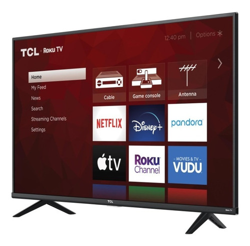 Pantalla Tcl 43s431 43 PuLG Class 4k (2160p) Roku Smart Tv (Reacondicionado)