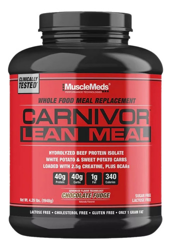 Proteina Musclemeds Carnivor Lean Meal 4.2 Lb Todo Sabor