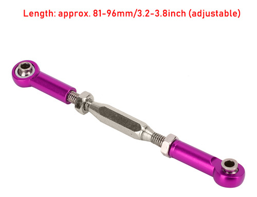 Juego De Tirantes Violet, 6 Unidades, Servo De Aluminio Ajus