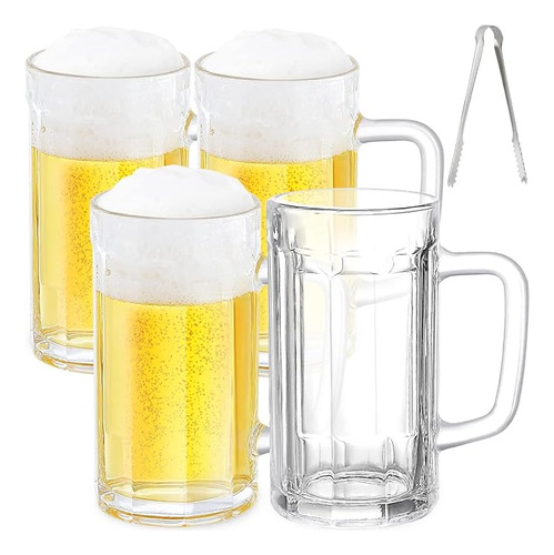 Juego Tazas Cerveza Tazas Cerveza Para Congelador Con Asa Va