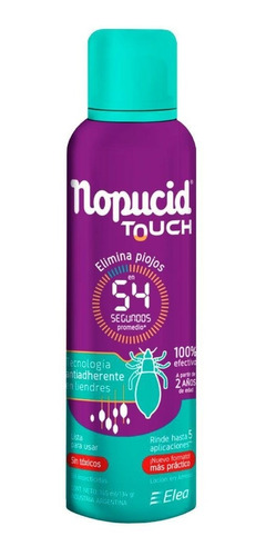 Nopucid Touch Elimina Piojos En 54 Segundos X 145 Ml