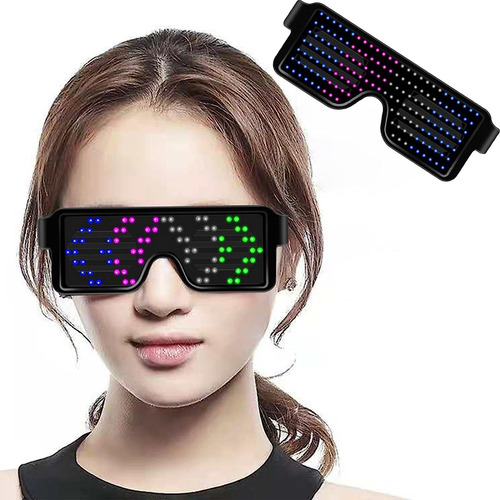 Gafas Led Recargable Para Fiestas, Eventos Sociales, Joda