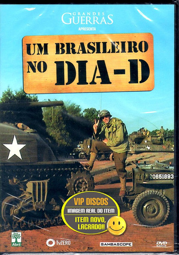 Dvd Um Brasileiro No Dia D João Barone Ii Guerra - Lacrado!