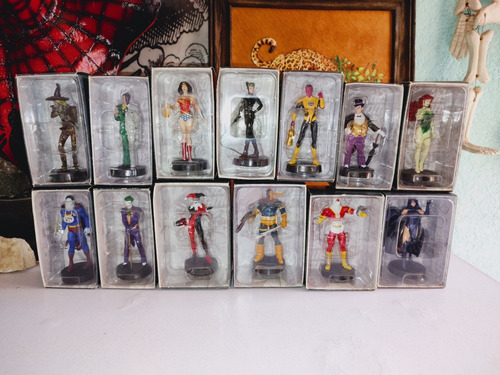 Set De 13 Figuras Dc Superhéroes Panini Eaglemoss México 