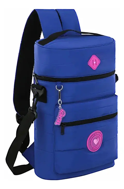 Mochila Matera Trendy Modelo 18475, Color Azul