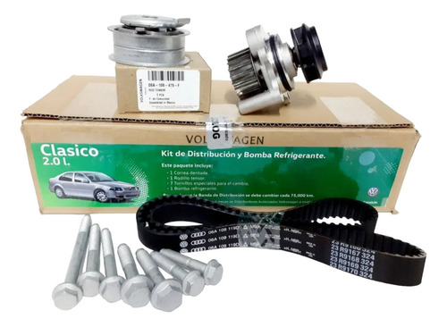 Kit Distribución Tiempo Original Vw Jetta A6 Mk6 2.0 Lts