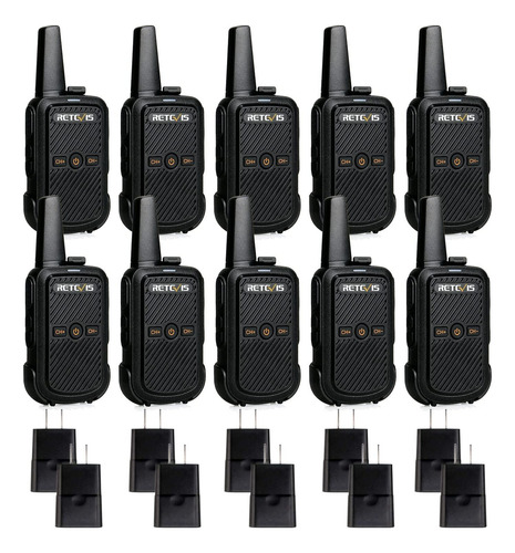 Walkie Talkies Rt15 Recargables De Largo Alcance, Mini Ra