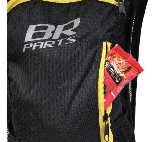 Mochila Hidratação Carnaval Br Parts Combat 2 Litros Cor Amarelo