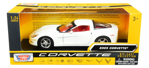 Motormax Toy Motormax 73270 73270w-rd 0 - Chevy Corvette C6