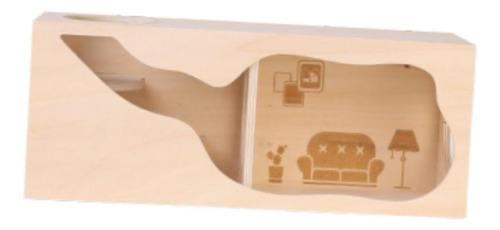 Casa De Madera Para Hámster, Cobertizo Para Mirar, L