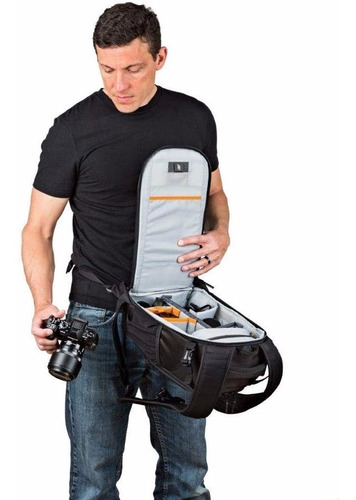 Imagen 4 de 4 de Mochila Para Camara Lowepro Flipside 200 Aw Ii Negro