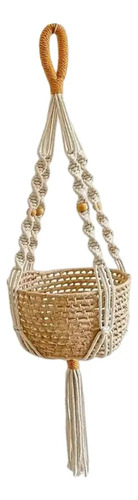 Soporte Decorativo Para Maceta De Macramé Para Colgar